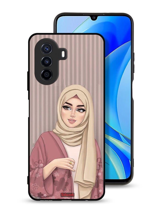 Tolwak Huawei nova Y70 Protective Case Cover Hijab Girl Art - Image 1