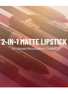 Swiss Beauty Swiss Beauty Stain Matte Lipstick Hot Pink 3.4gm  - Image 4