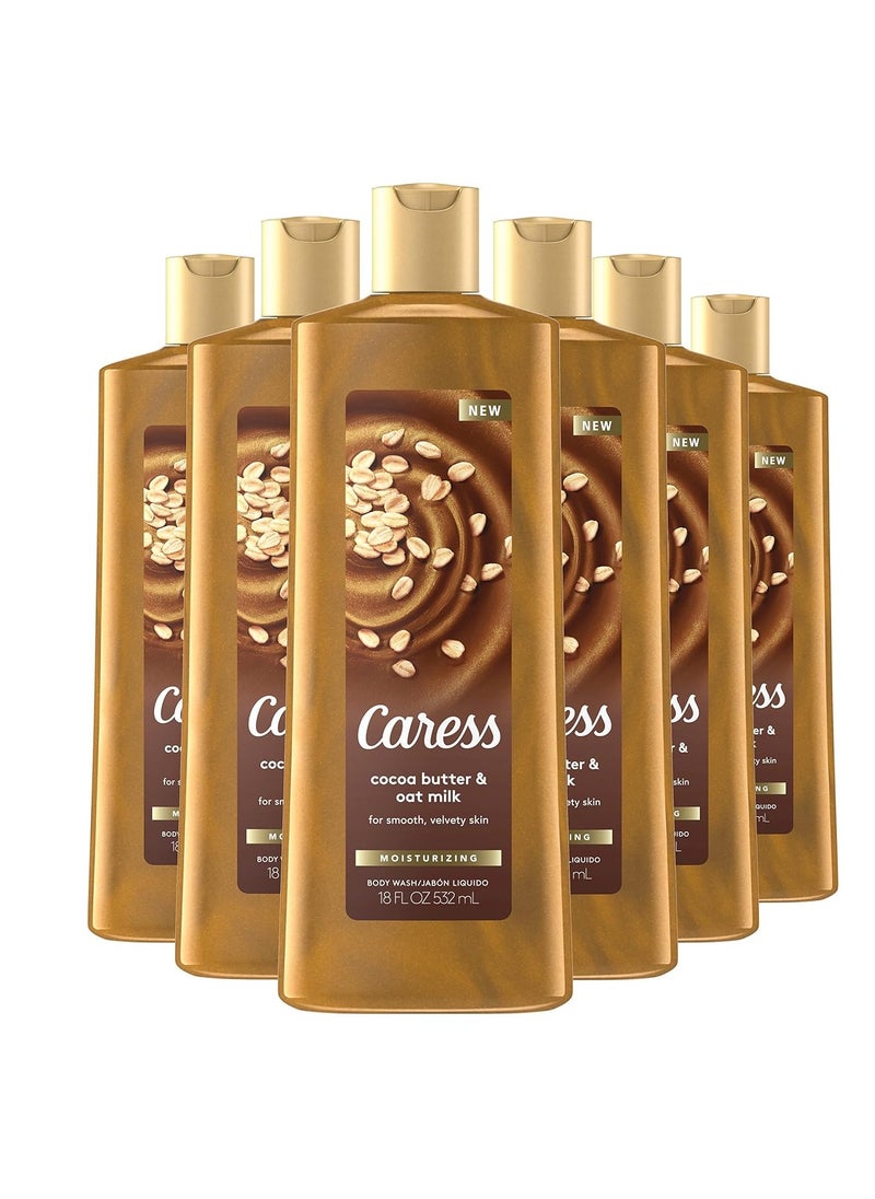 Caress Body Wash for Women, Cocoa Butter & Oat Milk, Shower Gel Moisturizing Body Wash Leaves Skin Feeling Instantly Moisturized, 18.6 oz, 6 Pack - pzsku/Z71F07DD1151B09AD0CE7Z/45/_/1740145991/cde3c31a-0519-4bfa-8ef8-33198b58e935