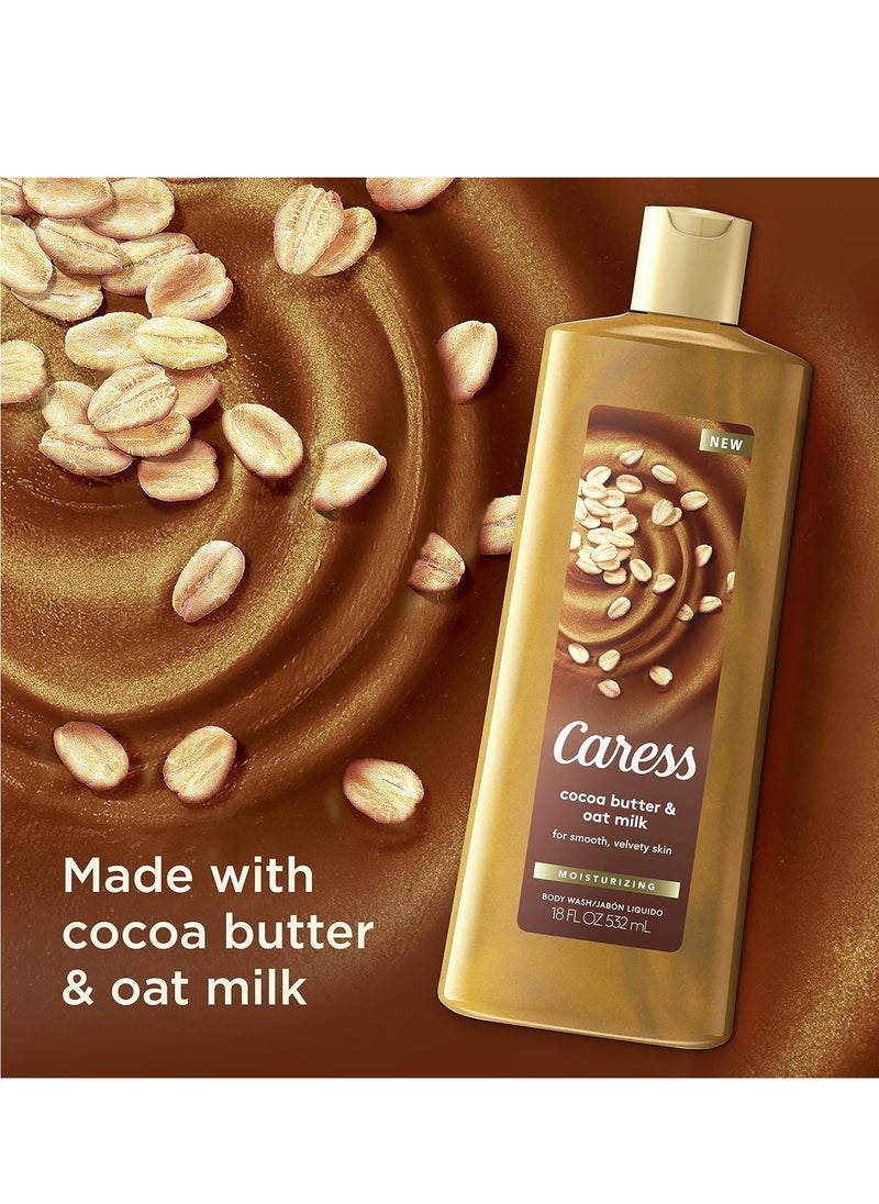 Caress Body Wash for Women, Cocoa Butter & Oat Milk, Shower Gel Moisturizing Body Wash Leaves Skin Feeling Instantly Moisturized, 18.6 oz, 6 Pack - pzsku/Z71F07DD1151B09AD0CE7Z/45/_/1740146002/e88609e1-219e-44c5-b344-a1fe339f675a