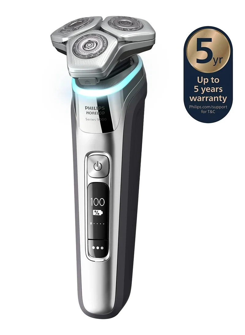 Philips Shaver Series 9000 Wet & Dry Electric Shaver With Skiniq S9985/50