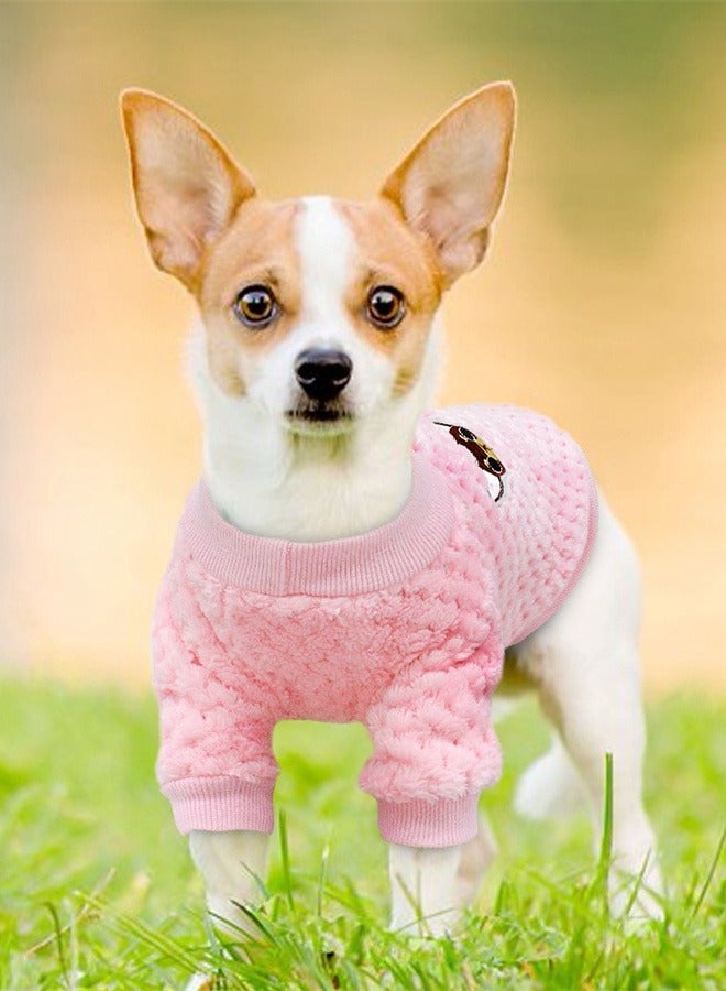Loquat Squality Fall And Winter Dog Clothes Pink - Image 1