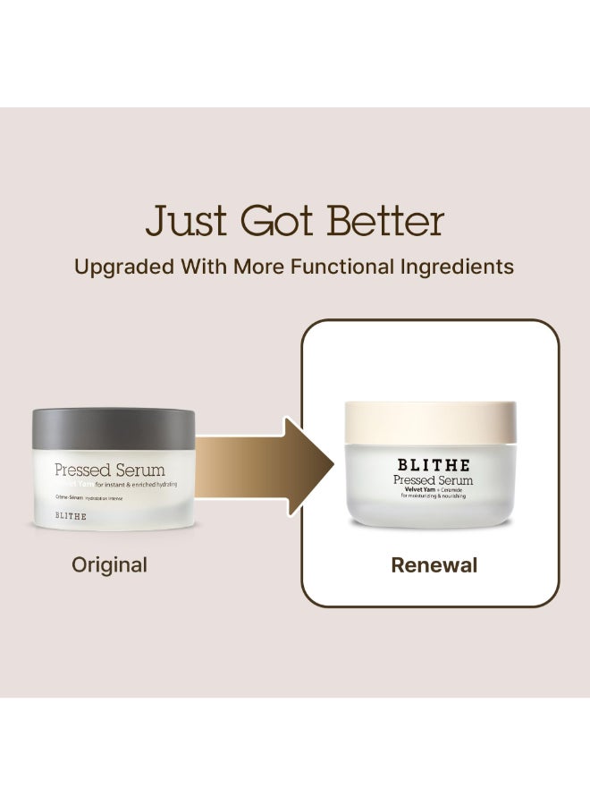 BLITHE Pressed Serum 6879 Wild Yam Moisturizing Serum with Cream Texture for Women Vegan Mucin Safe for Sensitive Skin Korean Skincare 168 Fl Oz - Image 4