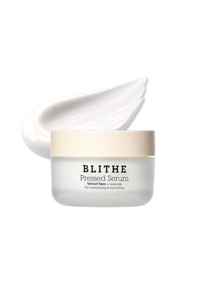 BLITHE Pressed Serum 6879 Wild Yam Moisturizing Serum with Cream Texture for Women Vegan Mucin Safe for Sensitive Skin Korean Skincare 168 Fl Oz - Image 1