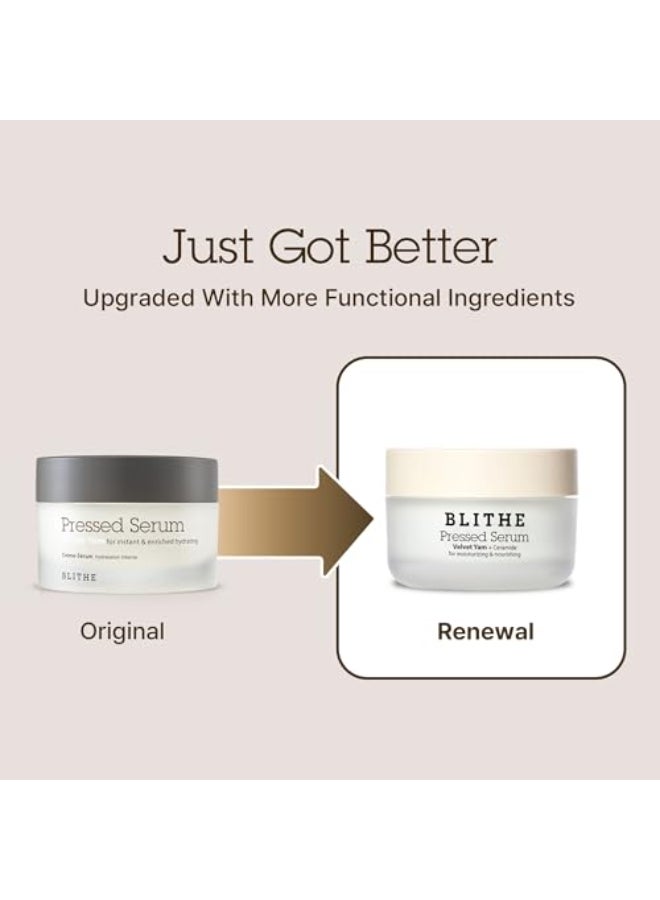 BLITHE Pressed Serum 6879 Wild Yam Moisturizing Serum with Cream Texture for Women Vegan Mucin Safe for Sensitive Skin Korean Skincare 168 Fl Oz - Image 3