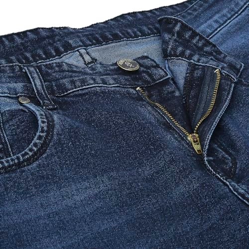 Thomas Scott Men's Mid-Rise Regular Fit Stretchable Jeans (TSJ052_Blue, 30) - Image 5