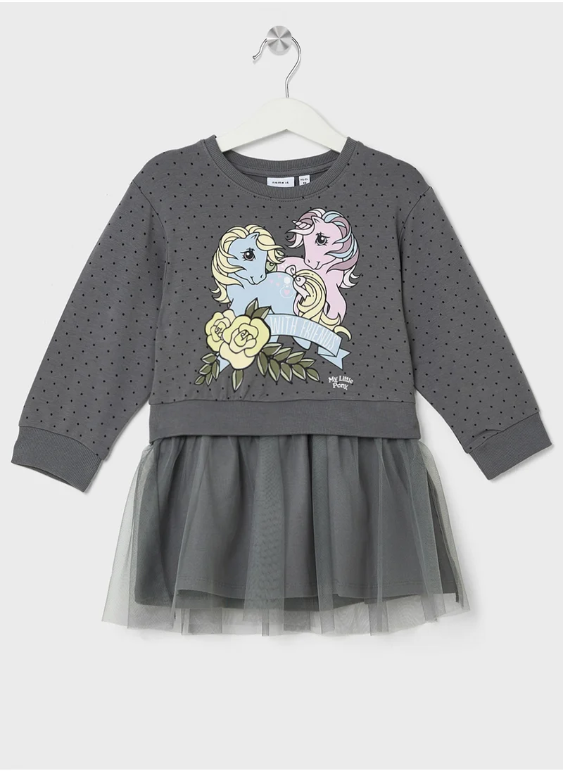 نيم ات Kids Graphic Printed Dress