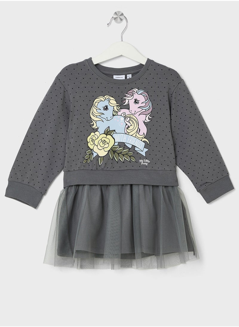 NAME IT Kids Graphic Printed Dress  - Image 1