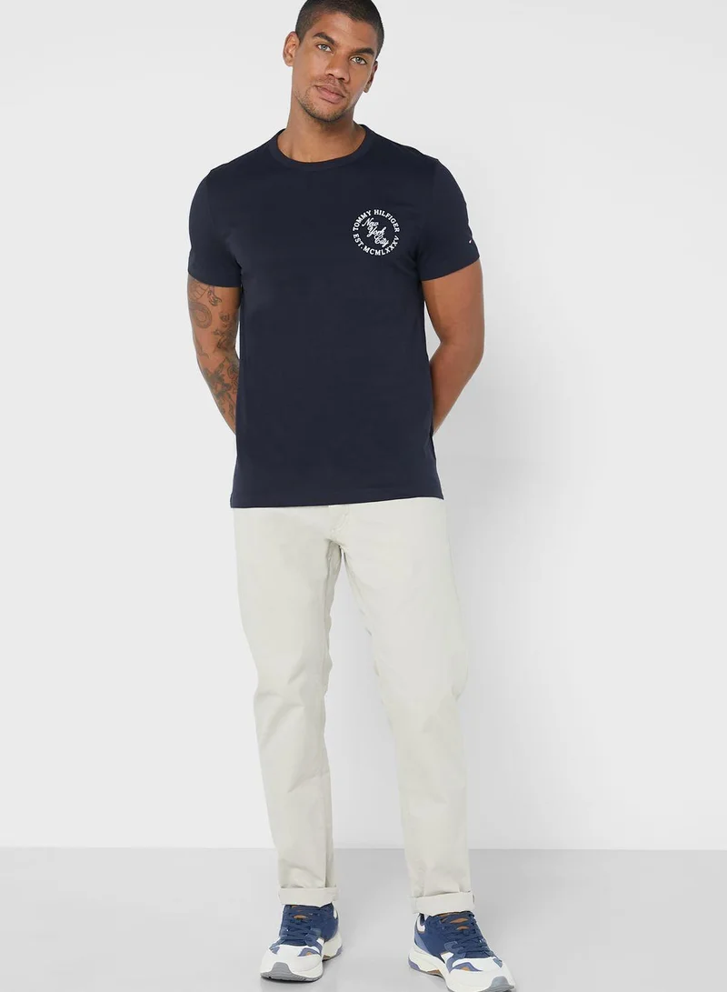 TOMMY HILFIGER Organic Cotton Slim Fit Tshirt