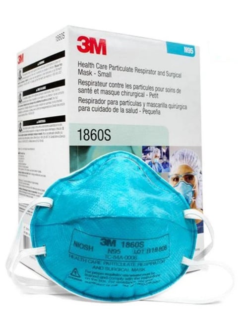 3M Health Care 1860S Particulate Respirator and Surgical Mask Cone Molded Small (Pack of 20)