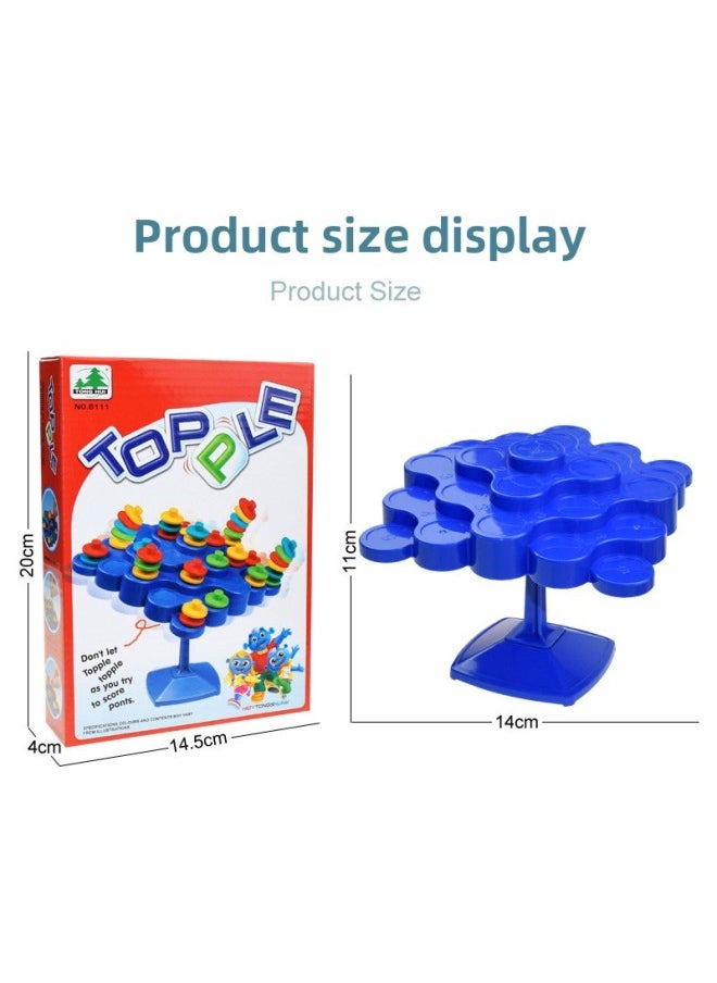 Frog Balance Tree Astronaut Children's Educational Table Game Toy Multiplayer Interactive Stacking Fun Toy-Color:Balanced Topta (5th Floor)  - Image 1