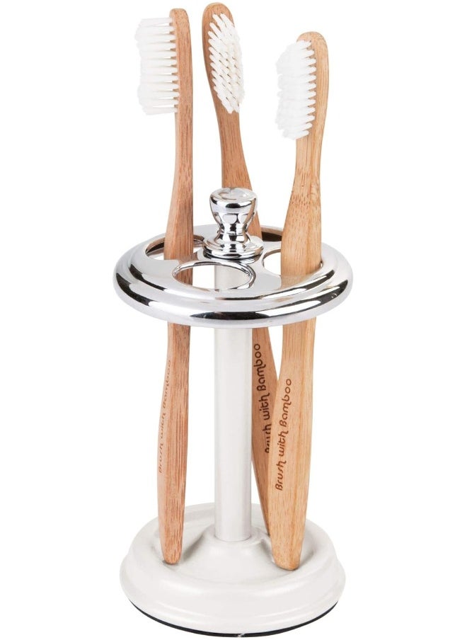 InterDesign - iDesign York Metal Toothbrush Holder Stand for Bathroom Vanity, Countertops, Razors - Image 1