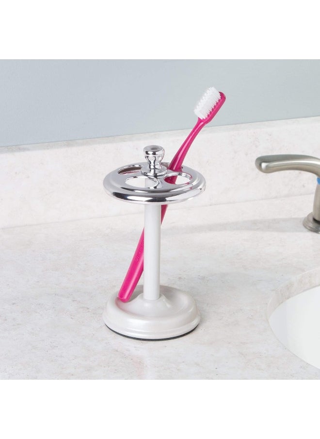 InterDesign - iDesign York Metal Toothbrush Holder Stand for Bathroom Vanity, Countertops, Razors - Image 1
