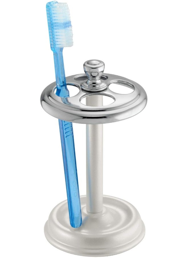 InterDesign - iDesign York Metal Toothbrush Holder Stand for Bathroom Vanity, Countertops, Razors - Image 1