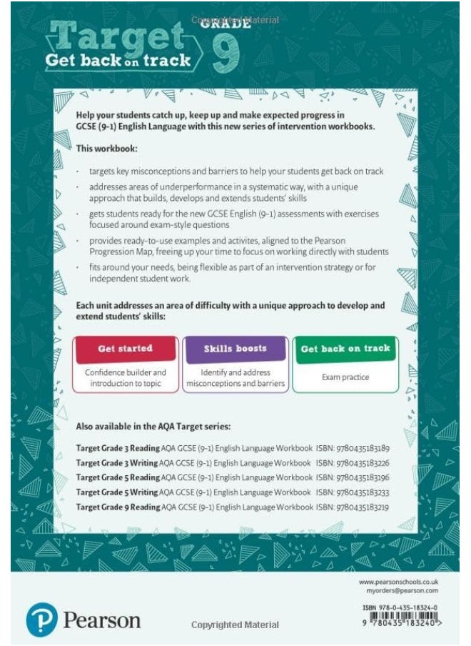 null - Target Grade 9 Writing AQA GCSE (9-1) English Language Workbook: Target Grade 9 Writing AQA GCSE (9-1) English Language Workbook - Image 1