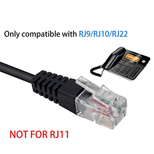 Poyiccot RJ9 to 3.5mm Adapter, RJ9 Male to Dual 3.5mm Female Headphone Adapter for Telephone Audio Adapter Headset Buddy Cable for Office - Image 4