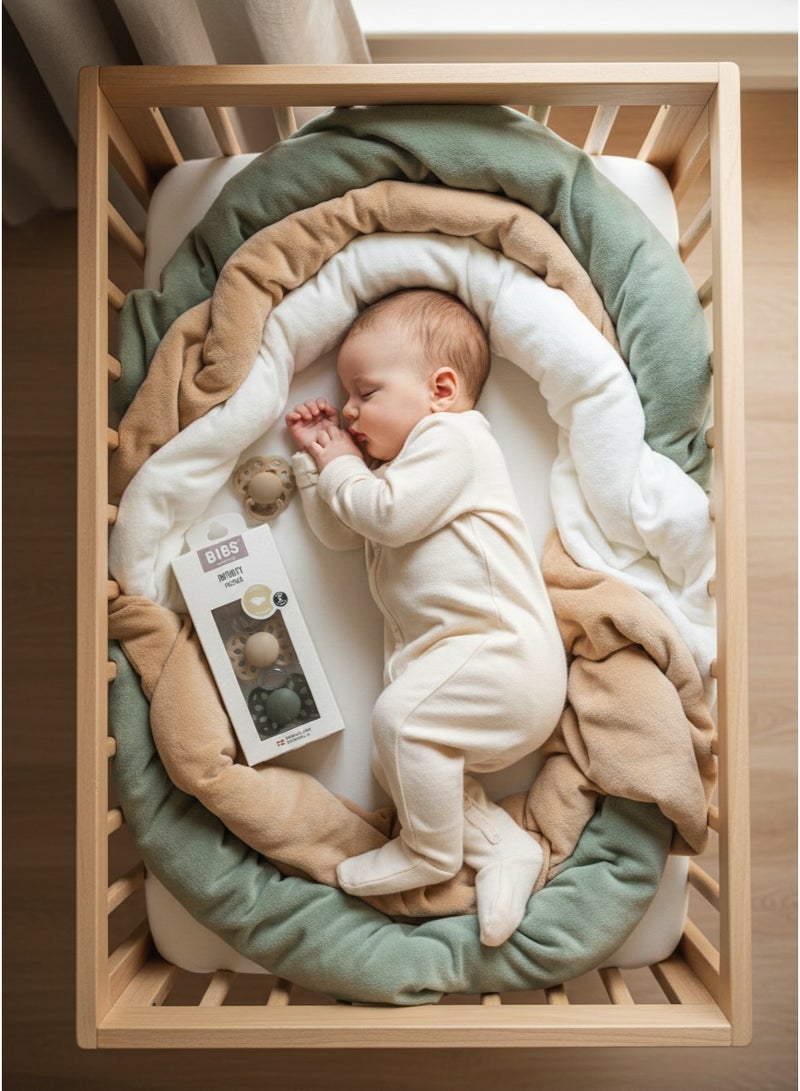 BIBS Pacifier Silicone Antaomical Round Nipple  6M+ - Image 2