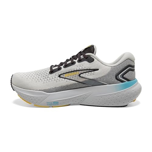 Brooks Men’s Glycerin 21 Neutral Running Shoe - Coconut/Forged Iron/Yellow - 7 Medium - Image 5