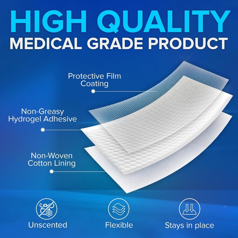 JJ CARE لصقات ليدوكائين من JJ CARE عبوة 30 4 × 55 ليدوكائين 4 أقصى قوة لتخفيف آلام الظهر السريعة من آلام الظهر والرقبة والكتف وآلام العضلات - Image 4
