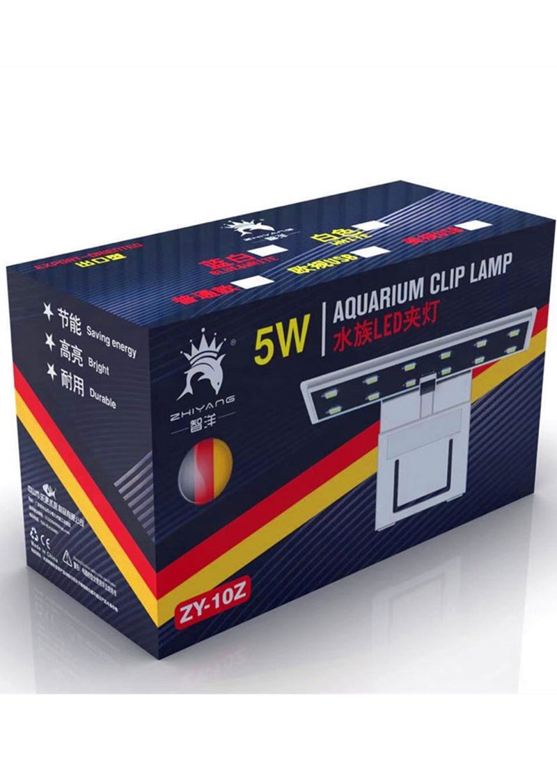 W USB LED Aquarium Light Bulb – Clip-On Lighting for Small Open Aquariums, Fits 4-6mm Glass - Image 4