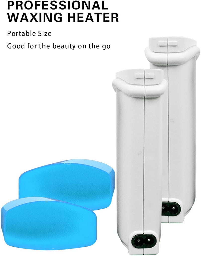 Meishida Roll on Wax Kit for Hair Removal, three Roller Wax Heater with Heater Base for Hair Removal, Portable Wax Heater Machine for Women & Men - Image 4