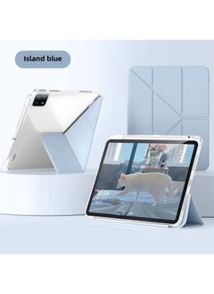3 Y Folding Multi-angle Suitable For Millet Tablet 7 Protective Cover 6pro Protective Shell 5 Pad7 Full Coverage 11.16 Inch-Color:[white Ice Blue] Variety Of Diamond Shells 3+y Discount-Applicable Models:For Xiaomi 7/7pro【 11.2inch 】