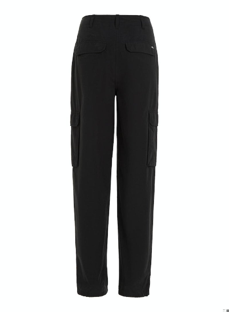 TOMMY JEANS Harper High Rise Mom Cargo Trousers - Image 4