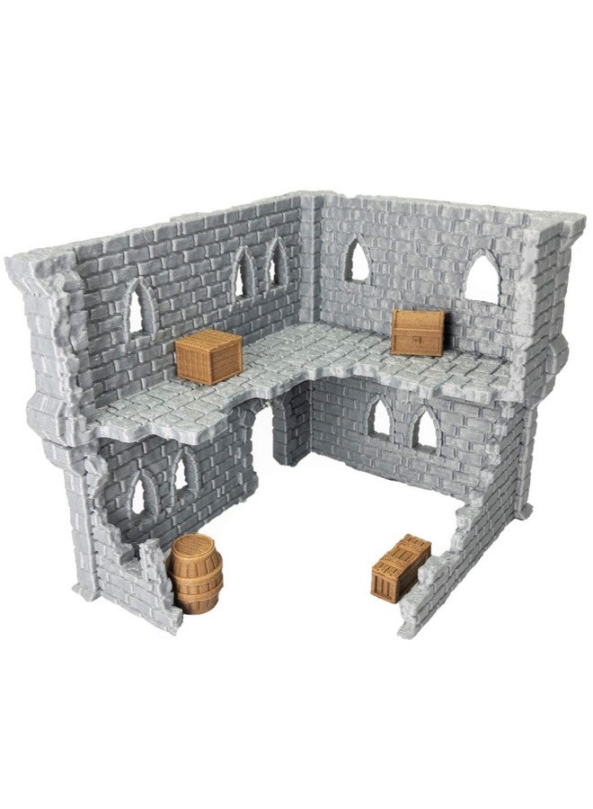 Extruded Gaming Building Ruins Set 2B - Image 1