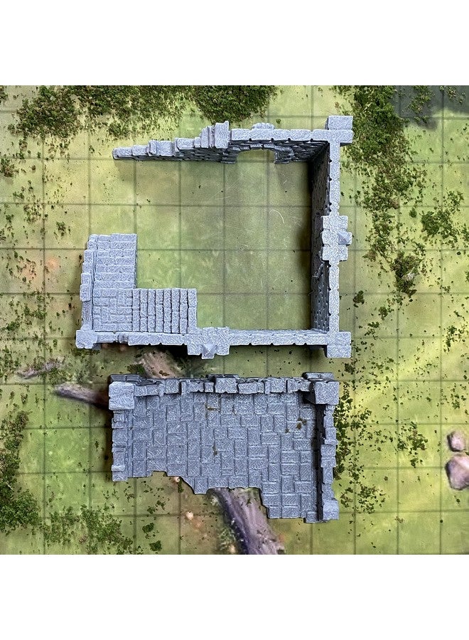 Extruded Gaming Building Ruins Set 2B - Image 4