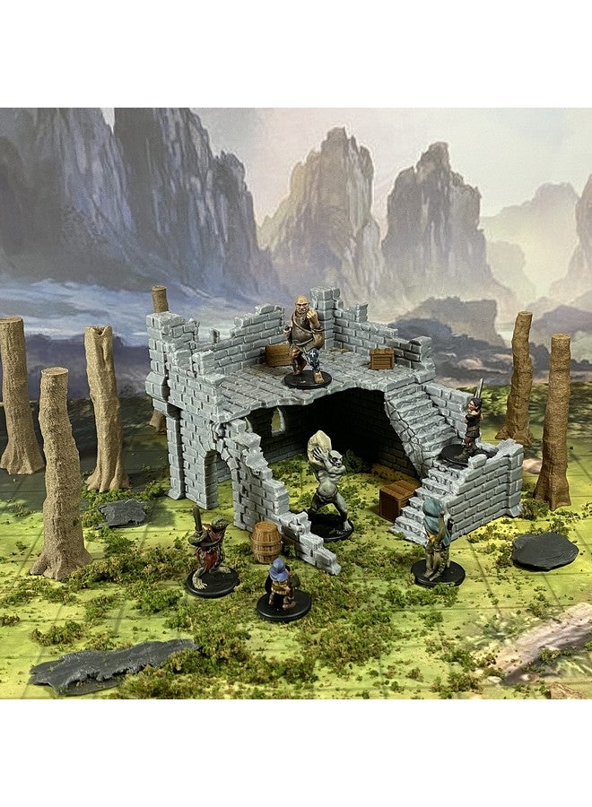 Extruded Gaming Building Ruins Set 2B - Image 3