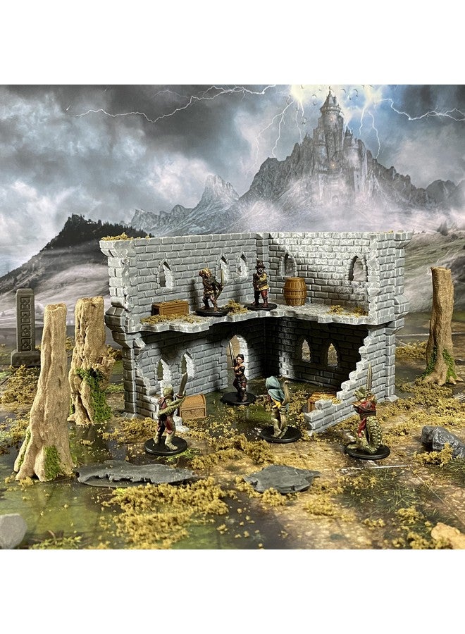 Extruded Gaming Building Ruins Set 2B - Image 2