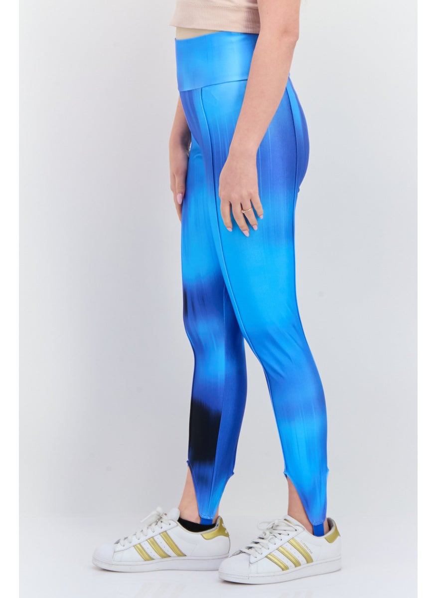 adidas Originals Women Sportswear Fit Training Tights, Blue  - Image 2