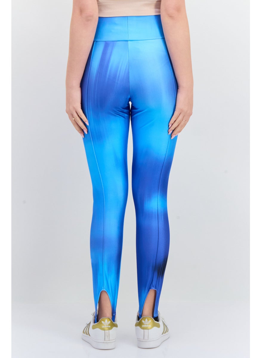 adidas Originals Women Sportswear Fit Training Tights, Blue  - Image 3