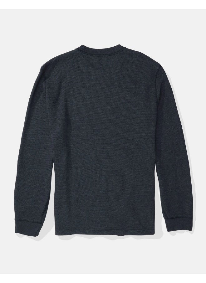 American Eagle - AE Long-Sleeve Thermal T-Shirt - Image 1