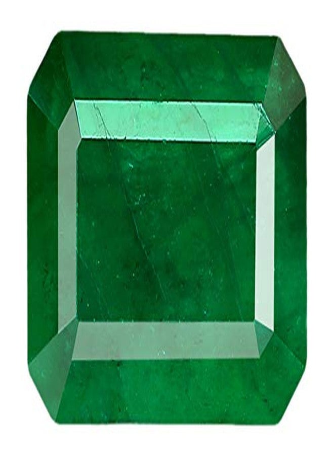 GEMS RIVER Astrologer Certified 13.00 Ratti Zambian Emerald/Panna Earth Mind Stone Natural Certified Original Loose Gemstone (Z305) - Image 2