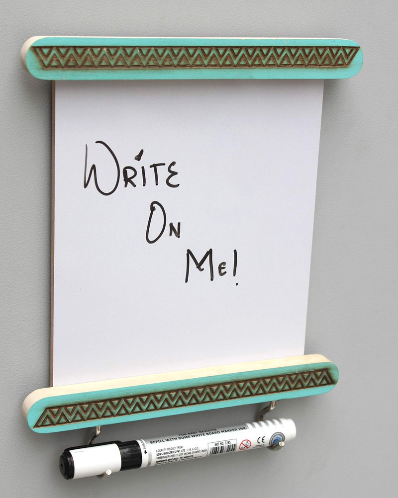 IVEI Utility Fridge Magnet with a Dry Erase Board - Budget Gifts - Unique Ideas - whiteboard (Engraving, Green) - Image 2