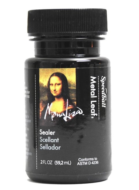 Speedball 10218 Mona Lisa Water Based Sealer For Metal Leafing Projects Clear Fast Drying Sealant 2 Ounces