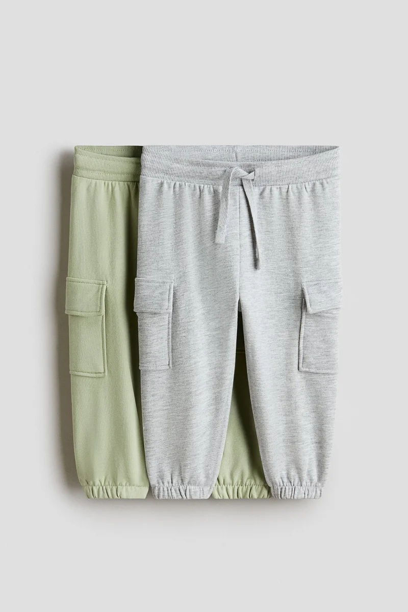 H&M 2-pack cargo joggers