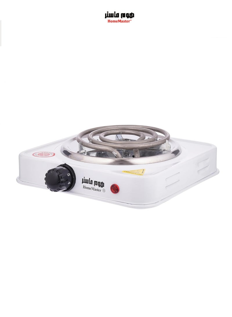 Home Master 1000W 1000.0W HM-100 White Round Wire Single Eye Electric Heating Stove 