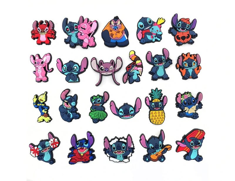 Lilo & Stitch Theme Shoes Charms Set