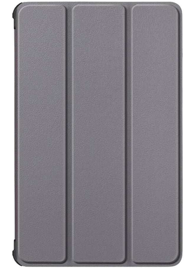 Flip Leather Case For Huawei MatePad 11 2023 DBR-W00 DBR-W10 Ultra-Thin Shockproof Fold Stand Function Tablet Cover with Auto-Sleep/Wake (Gray)