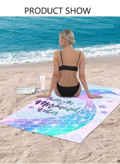 Beach Towel Oversized Microfiber Mermaid Beach Towels for Travel Quick Dry Towel for Swimmers Sand Proof Beach Towels for Women Men Girls Cool Pool Towels Beach Accessories Super Absorbent Towel 75*15 - pzsku/Z71F1DA49A96073EA4C77Z/45/_/1686546468/4ba83bfe-504e-4f2e-9339-afdf81d1722c