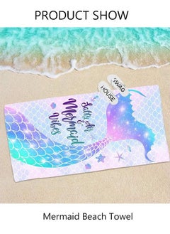 Beach Towel Oversized Microfiber Mermaid Beach Towels for Travel Quick Dry Towel for Swimmers Sand Proof Beach Towels for Women Men Girls Cool Pool Towels Beach Accessories Super Absorbent Towel 75*15 - pzsku/Z71F1DA49A96073EA4C77Z/45/_/1686546469/3a4baa3c-f96f-41bb-b6df-e3cb63b0badf