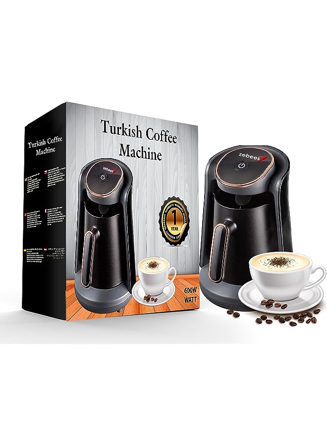IAF Turkish Coffee Maker Machine Turkish Coffee Expresso Maker Machine Cordless Electric Coffee Maker For Office Home Café Portable Travel Kettle For Easy Coffee Making Maker - Image 1