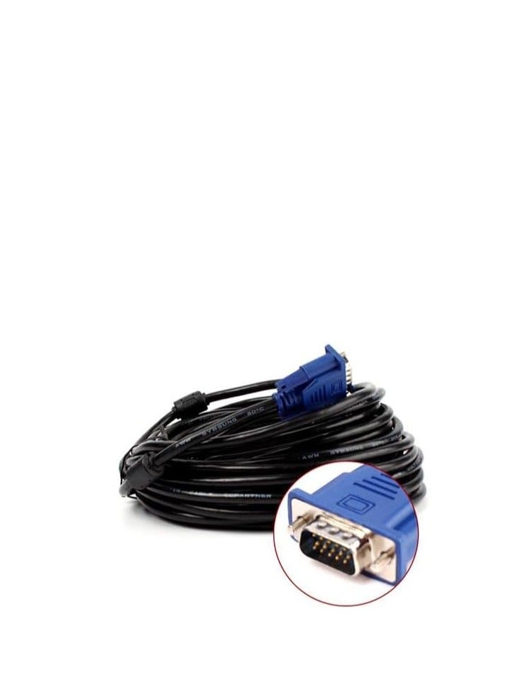 VGA Cable for Computer Monitor/TV Projector VGA Video Cable Line 3 Meters - Image 3