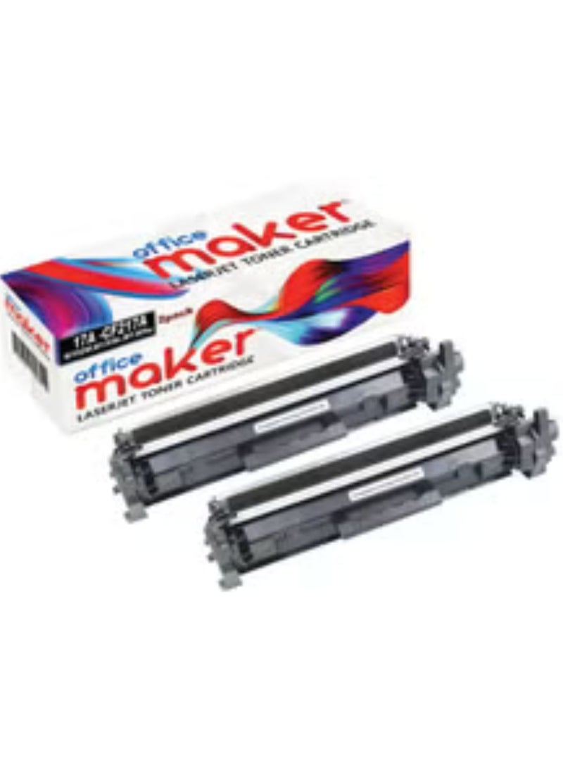 Office Maker 2-Piece Toner Cartridge Set For Laserjet Pro M102 M130 Series Printer Black  - Image 2
