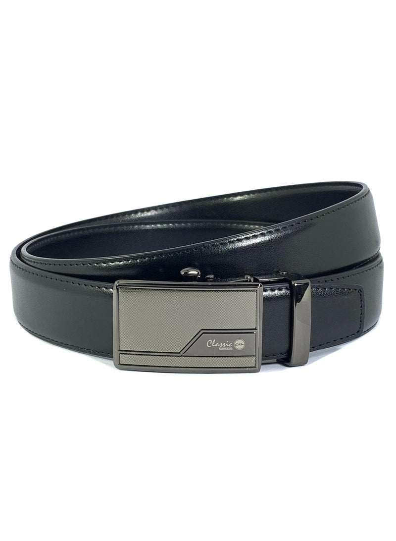 كلاسيك ميلانو Classic Milano Genuine Leather Auto Profile Belt 32MM for men GRP202AL3205 by Milano Leather - Image 1