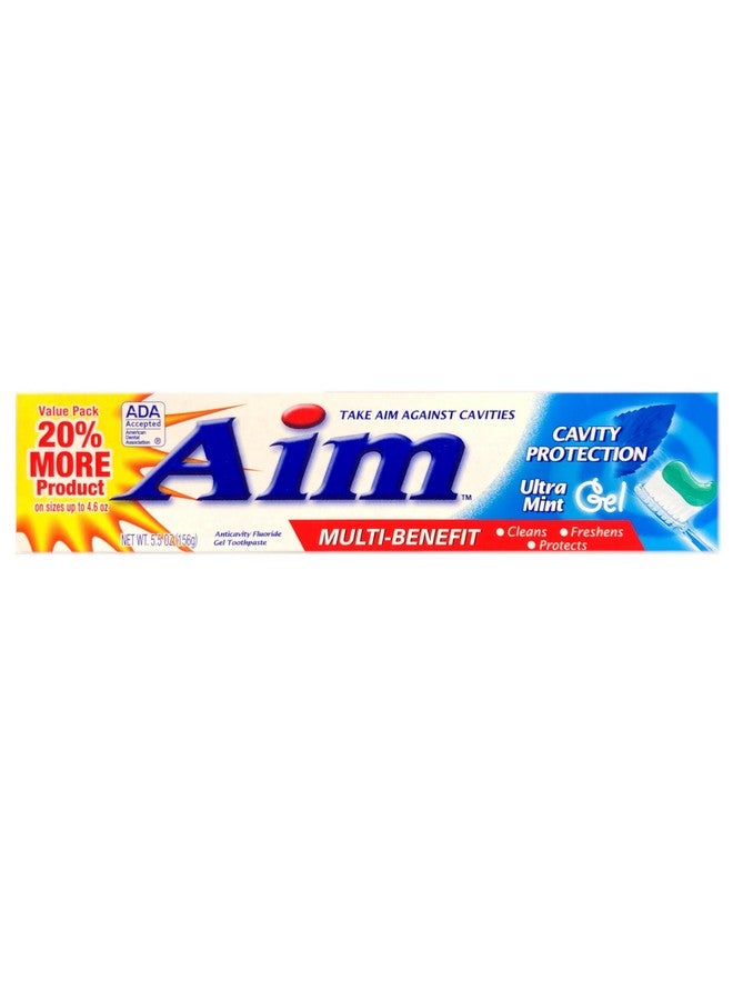 Aim Multibenefit Ultra Mint Cavity Protection Gel 5.5 Oz (Pack Of 5) - Image 2