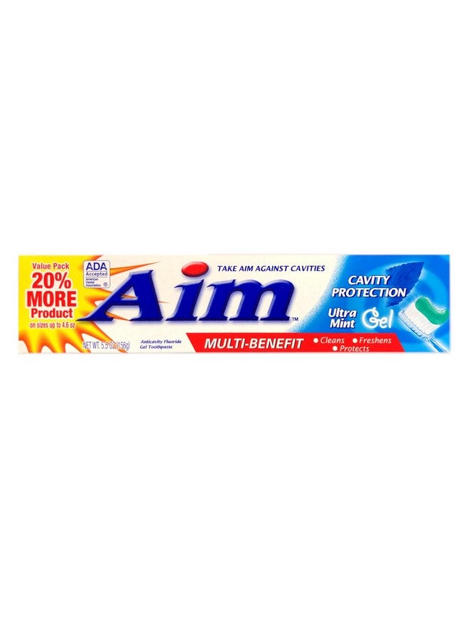 Aim Multibenefit Ultra Mint Cavity Protection Gel 5.5 Oz (Pack Of 5) - Image 5