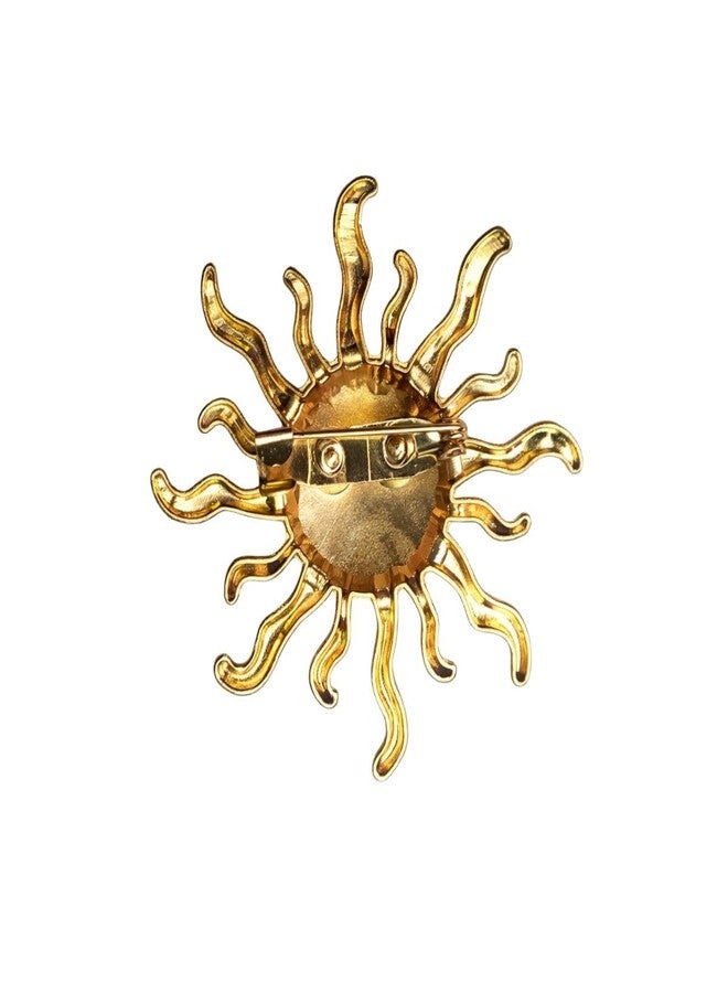 Leonardi Metal Lapel Pin/Brooch For Mens | Suit | Formal | Metal | Alloy | Packaging - Wooden Box | Size - Standard | Colour - Gold Leave | Pack of 1 | - Image 2